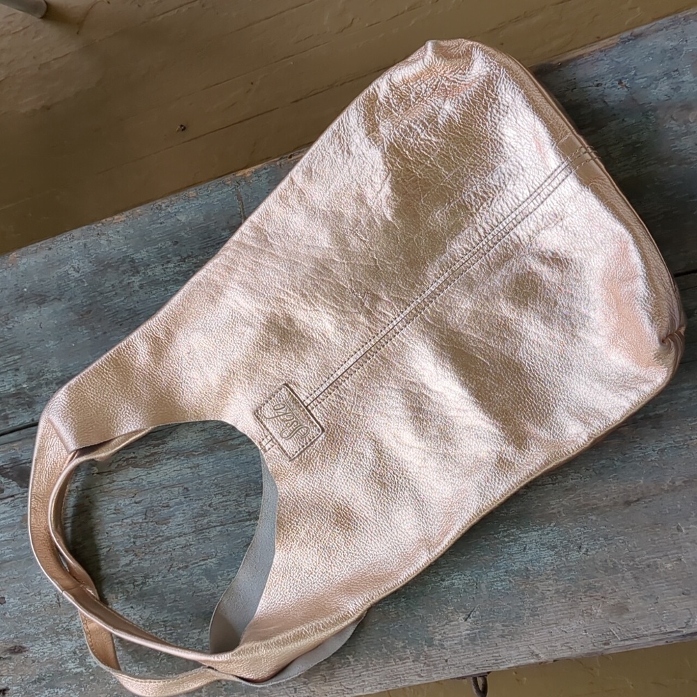 Sseko Shimmering Gold Tote